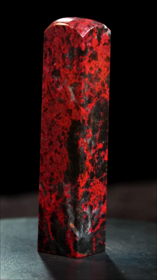 鸡血石水墨稀少品种旬阳