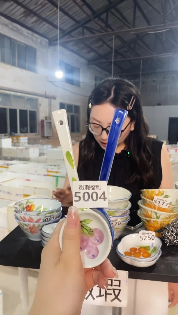 碗2只装 景德镇高温釉下手绘陶瓷