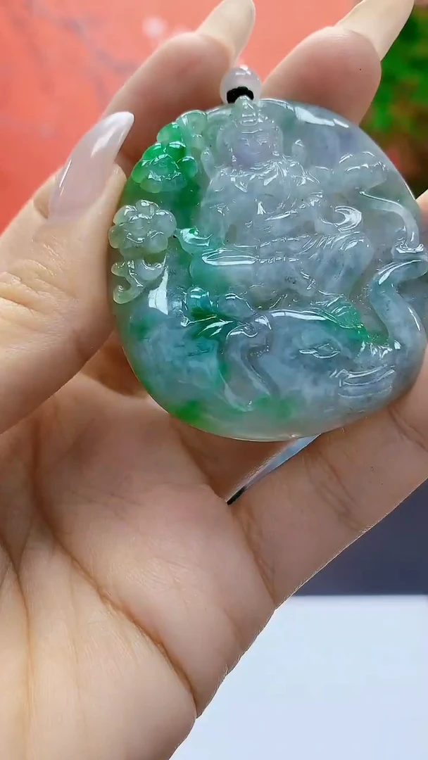 未镶嵌定制翡翠4829ty-毛货挂件3