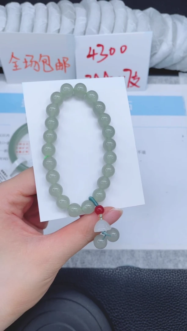 未镶嵌手镯石英质玉东陵玉手串