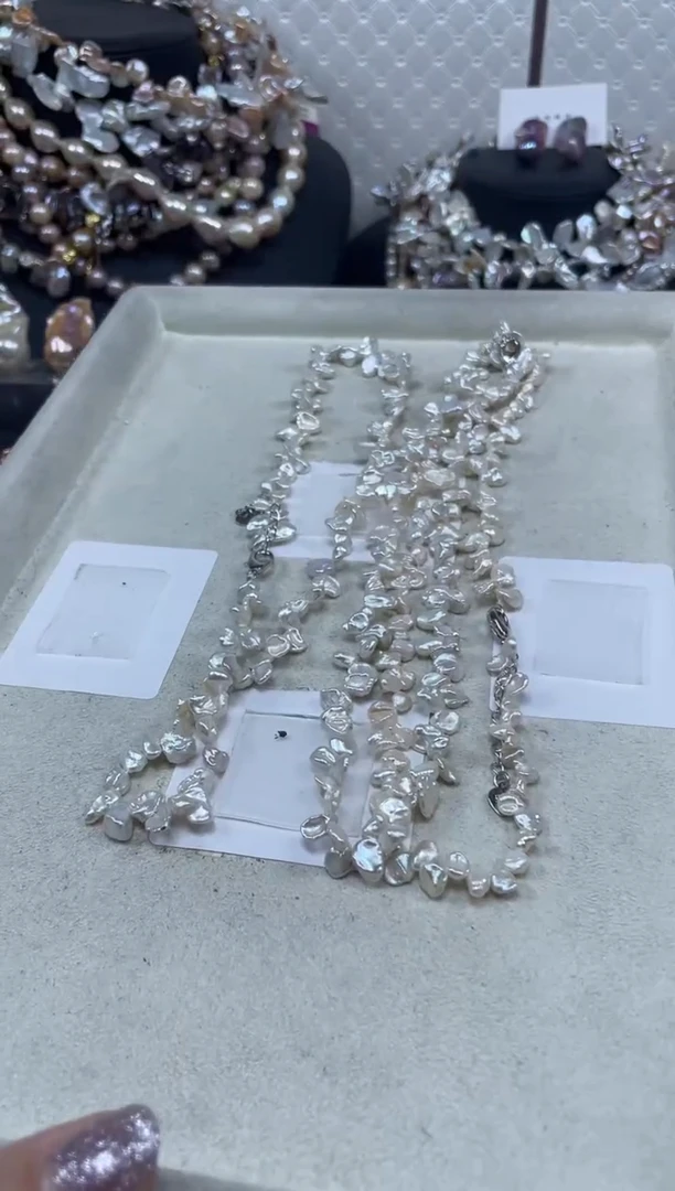 淡水珍珠未镶嵌项链【纯恬珍珠】（多样性发货发一）