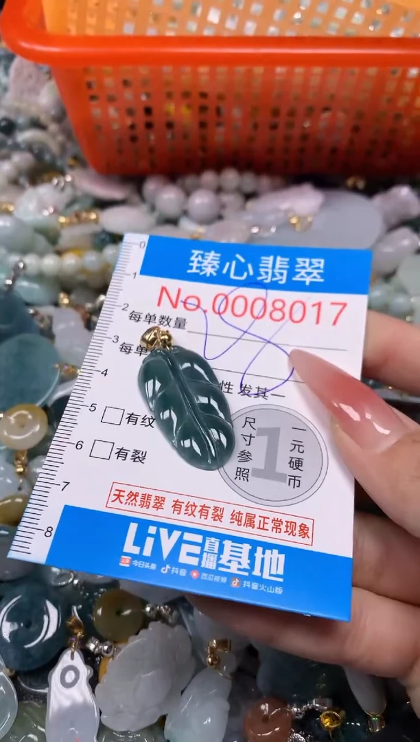 【闪购商品】翡翠颈饰未镶嵌含绳0008017