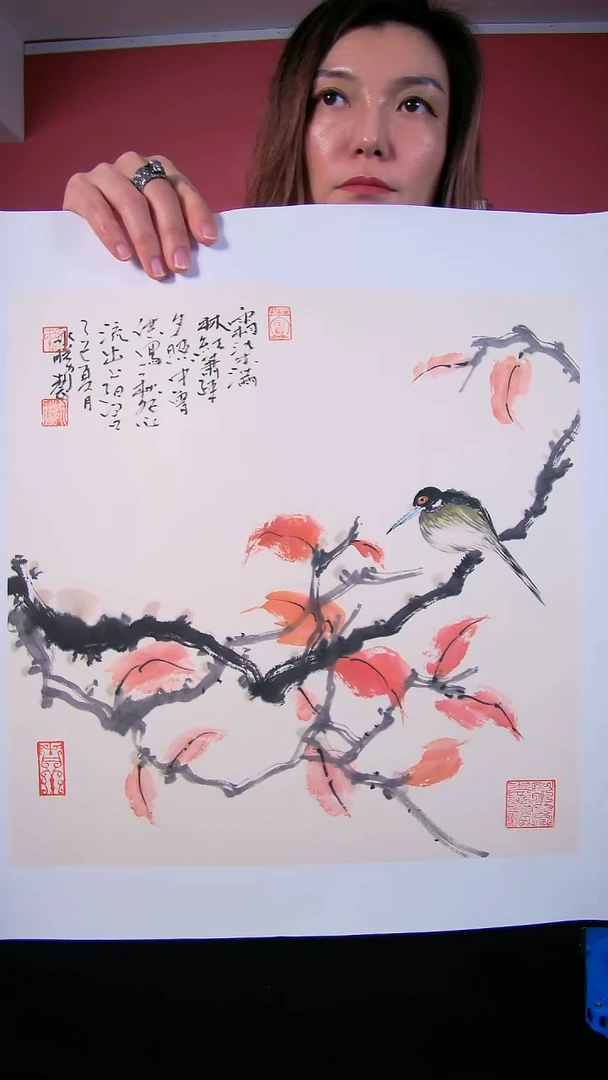 国画殷永胜国画作品34*34