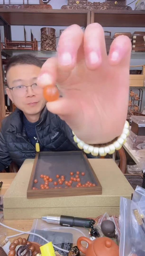 【闪购商品】乌木类书架687南川料1.2圆珠单颗