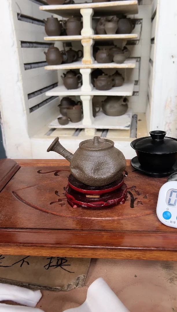 冰碛岩陶瓷手工茶壶 150CC 全手