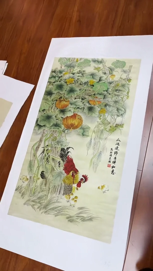 国画九霄甄选国画作品ZHB105
