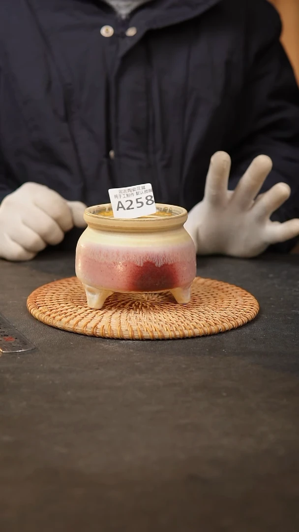 【闪购商品】瓷片258泥泥手工花盆