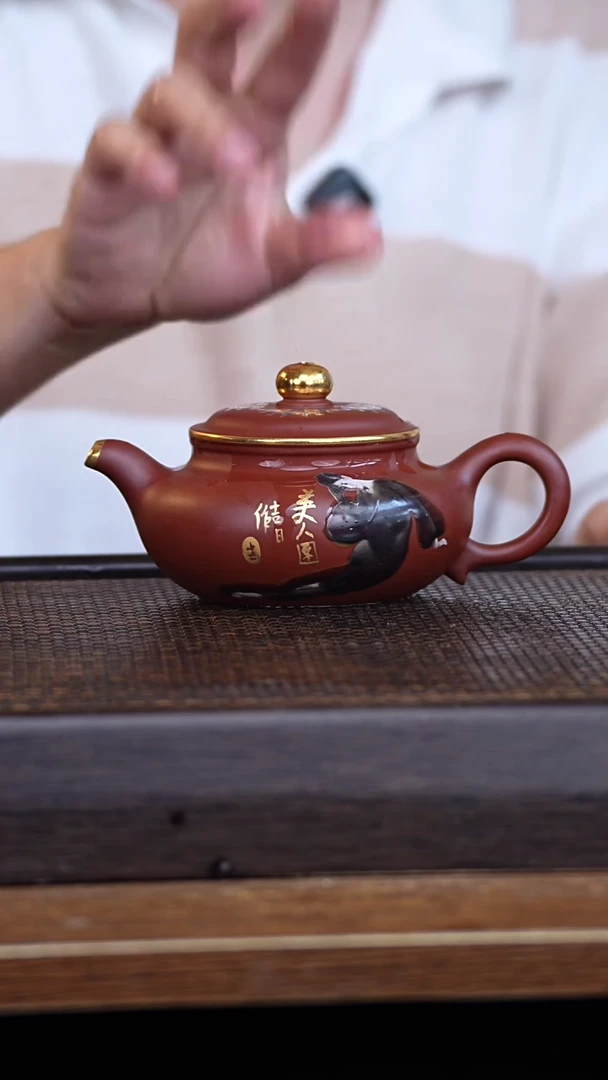 茶壶紫砂宜兴手工原矿紫砂壶001
