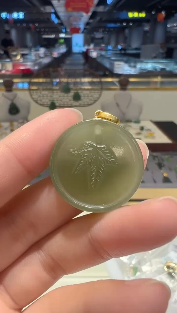 【闪购商品】和田玉颈饰银S925镶嵌16