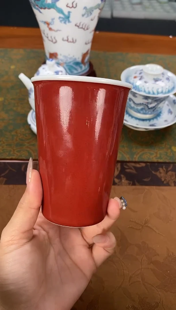 【闪购商品】闰火堂颜色釉可乐杯