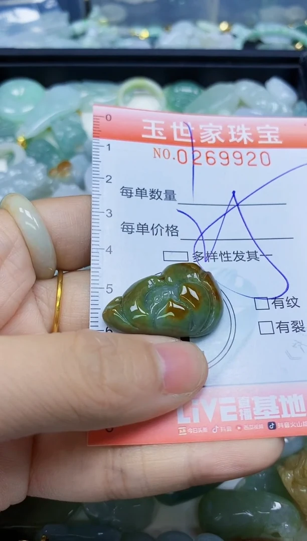 翡翠未镶嵌颈饰闪购0269920