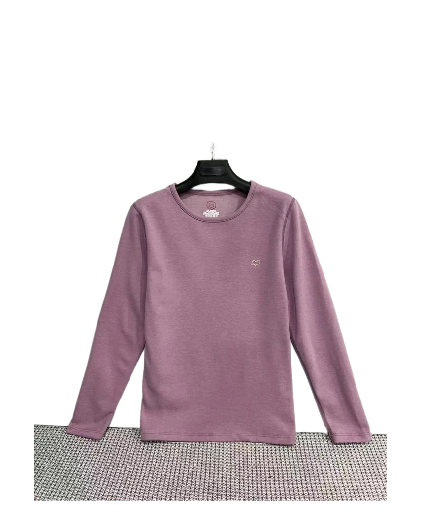 A 605  女士  纯色  舒适  简约  光板  保暖内衣