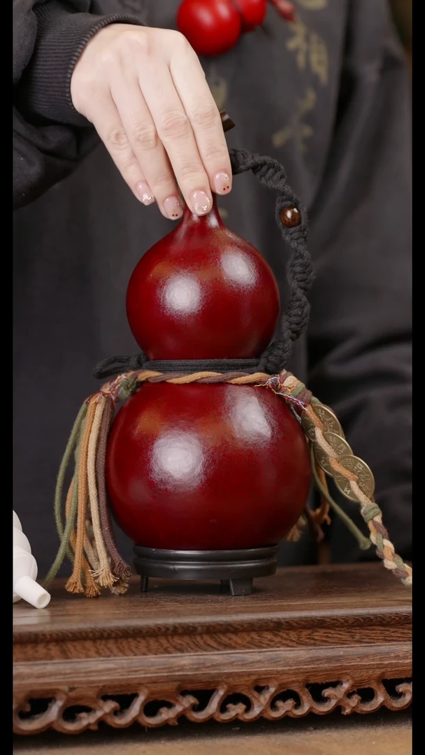 111号精品天然大漆酒葫芦一物一拍~