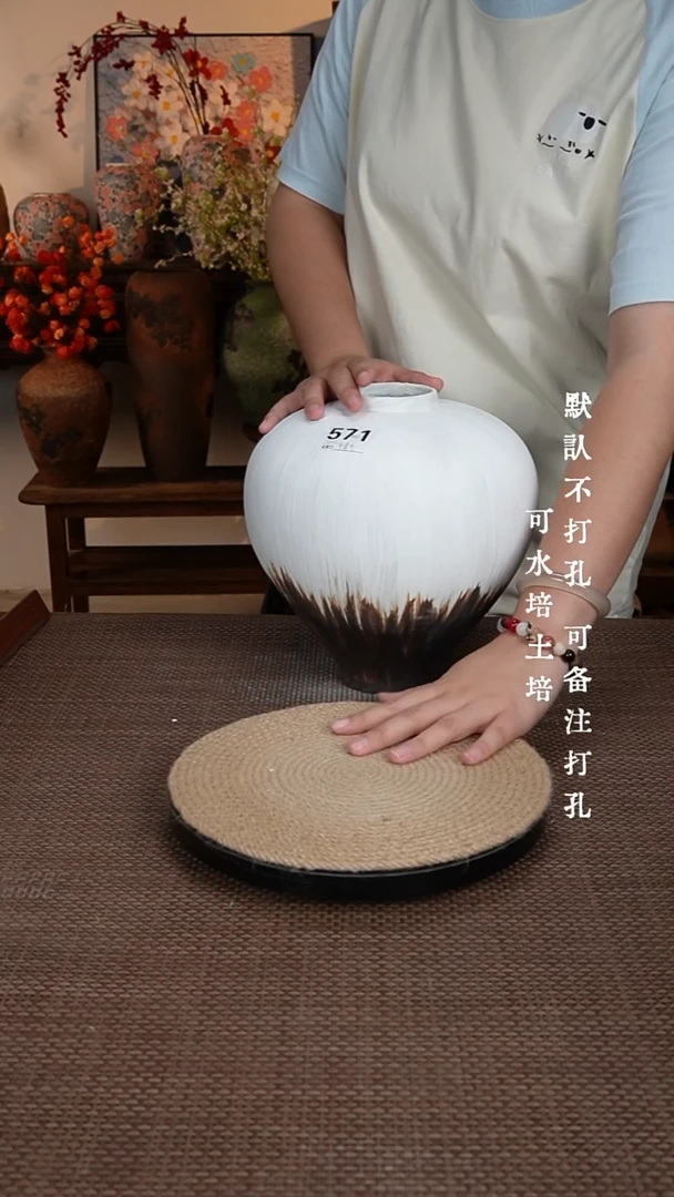 摆件571景德镇陶瓷花瓶
