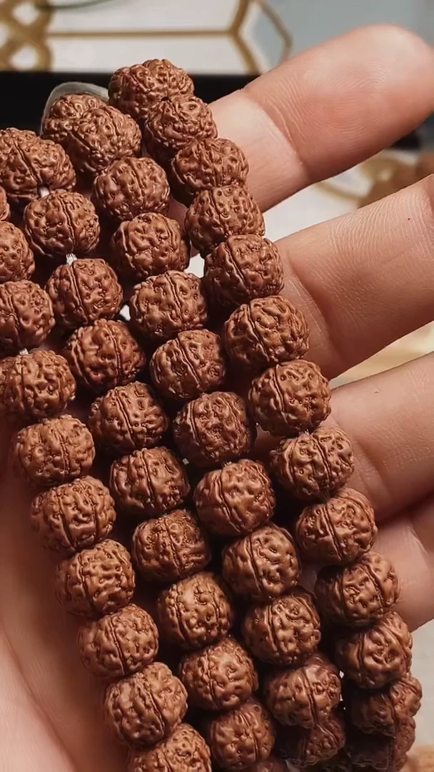 金刚菩提手串320原皮定制级六瓣老树王9+刷子