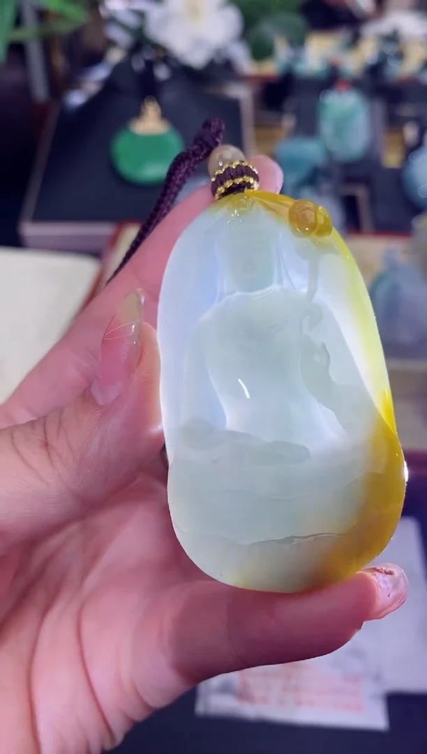 颈饰未镶嵌翡翠缅甸天然翡翠