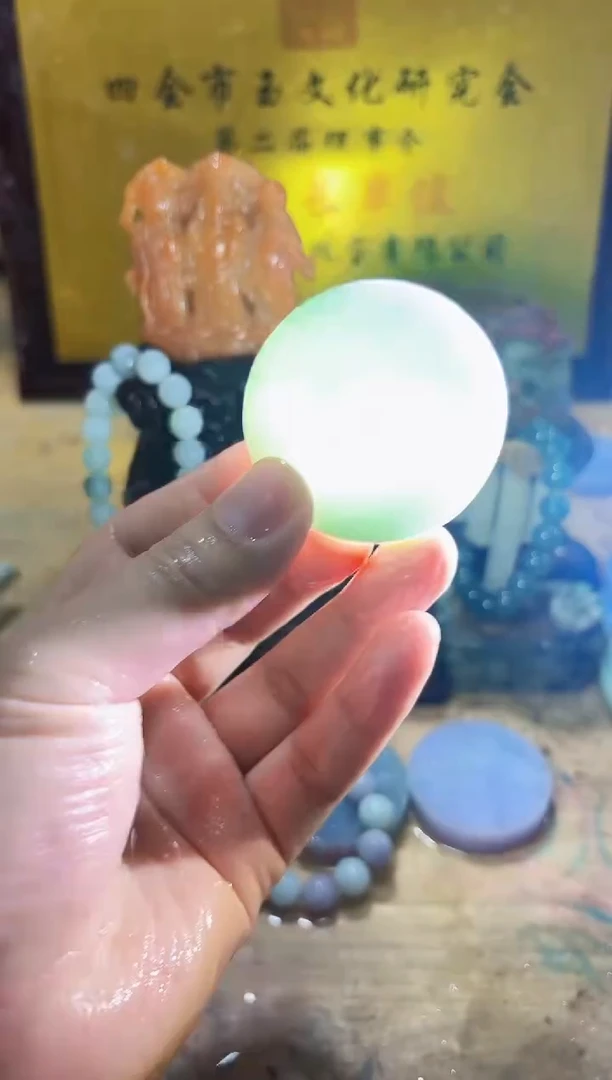 未镶嵌挂件翡翠A货常星7731