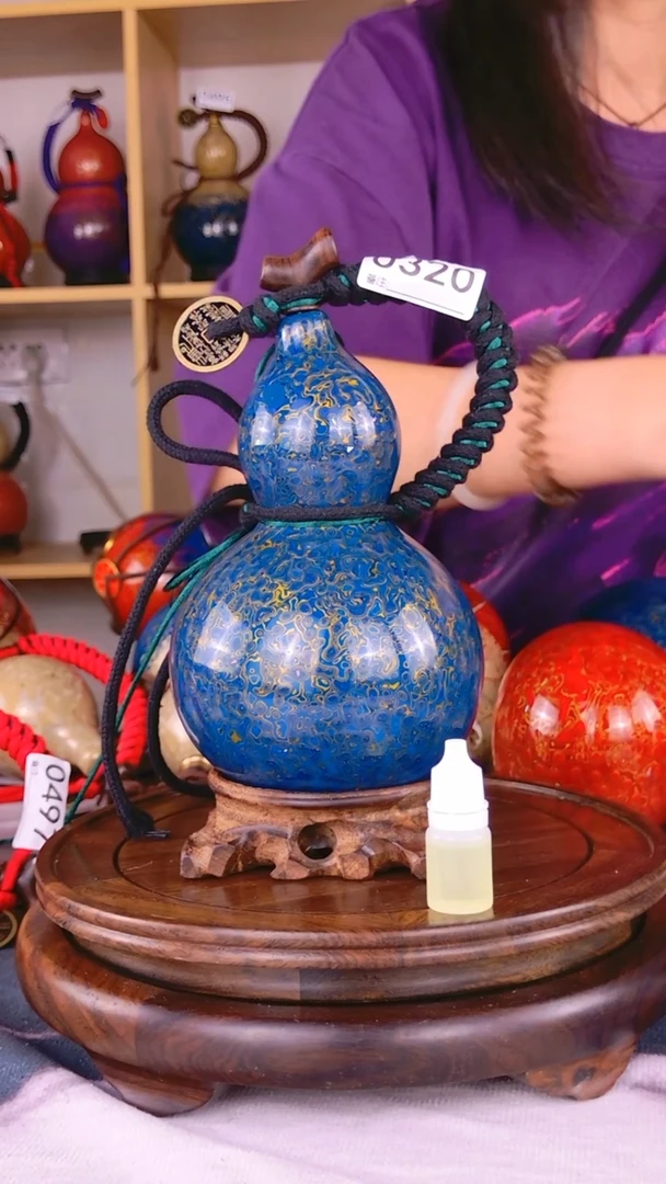 0320大漆酒葫芦 真葫芦真大漆