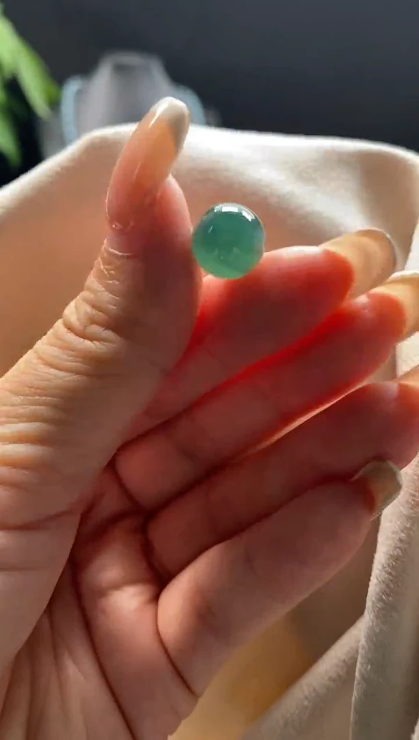 未镶嵌手链翡翠散珠卡10MM圆珠