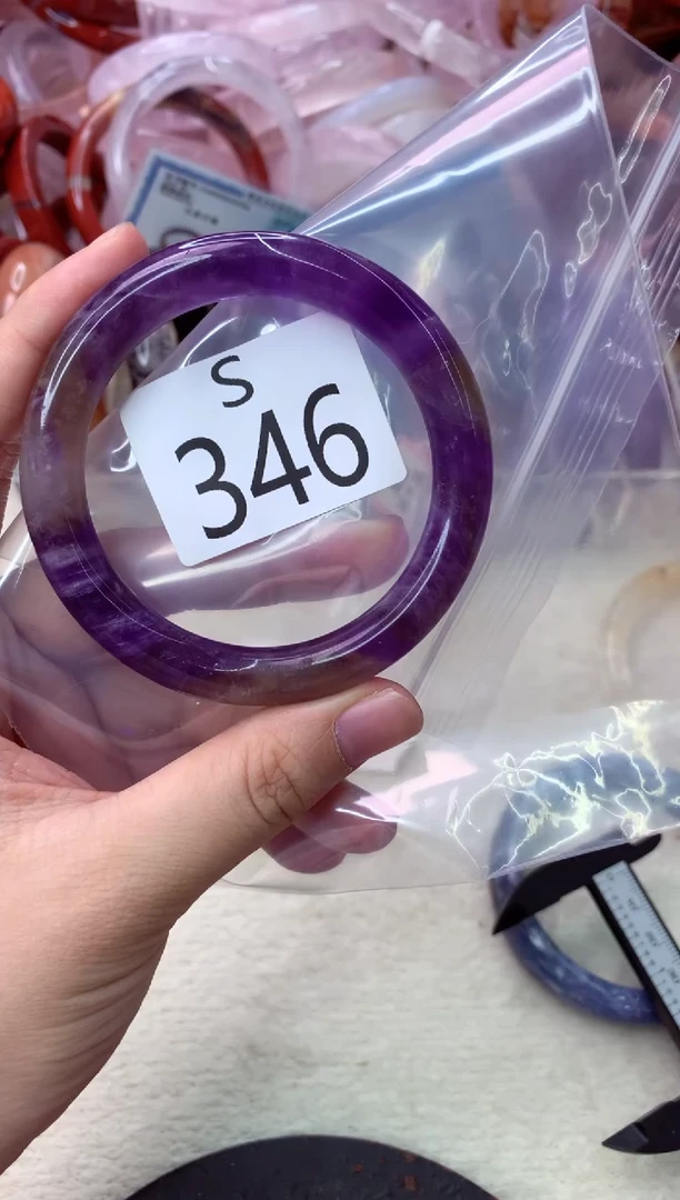未镶嵌手镯水晶S346-54