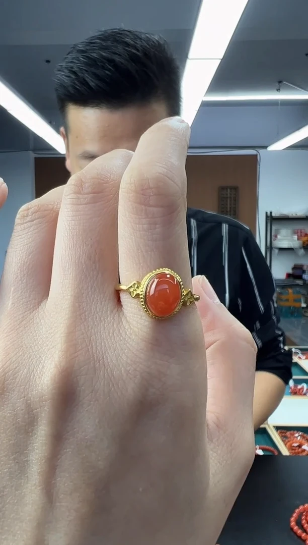 未镶嵌手链南红玛瑙富**开A32南红戒指