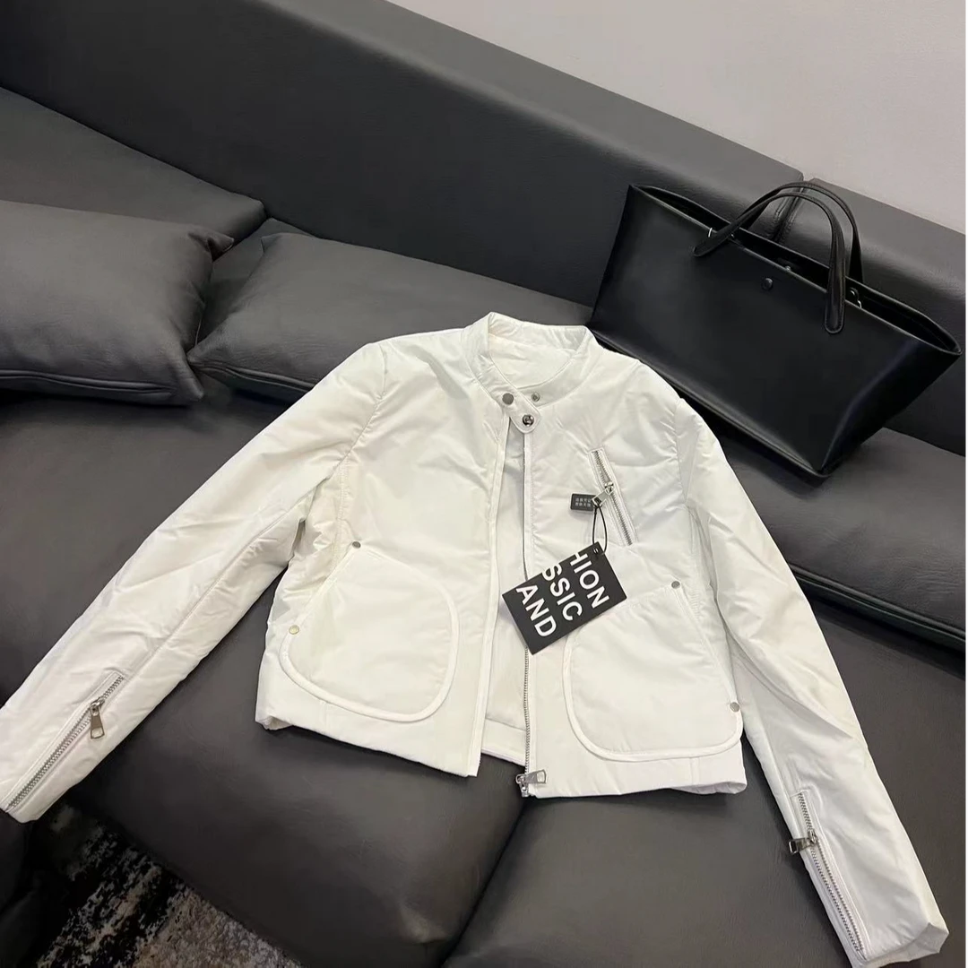 爆款机车风短款二棉加棉短款外套6603