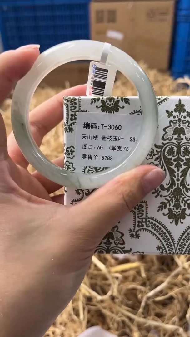 未镶嵌手镯石英质玉T-3060
