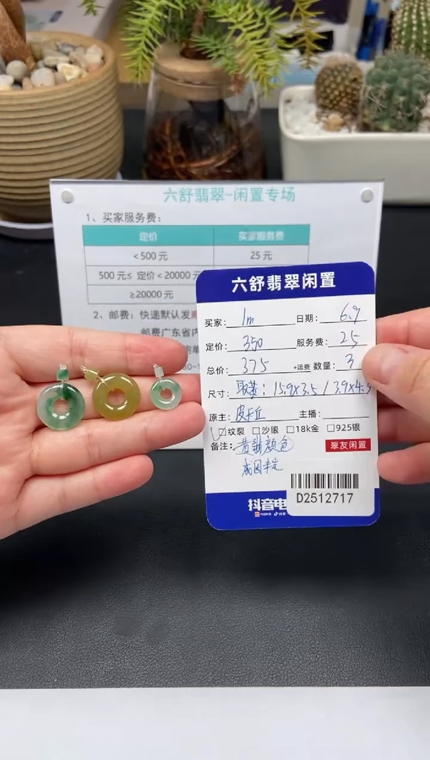 翡翠未镶嵌颈饰D2512717