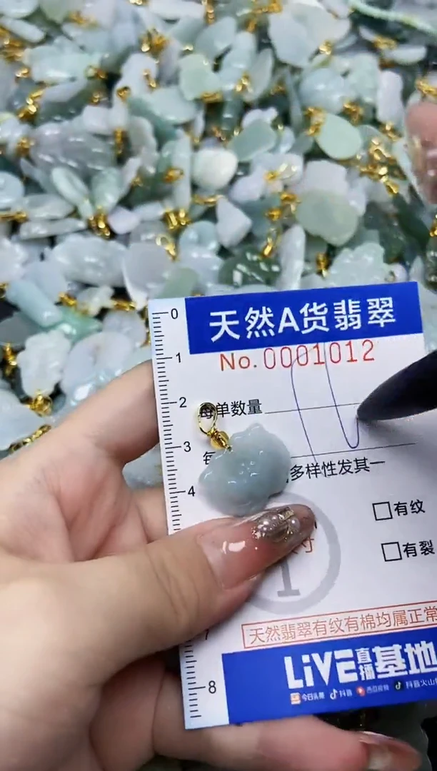 翡翠未镶嵌颈饰天然A货翡翠