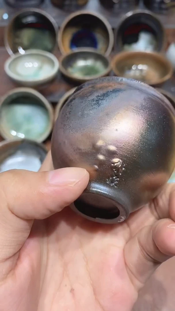 奢瓷柴烧茶器专拍链接374 微瑕