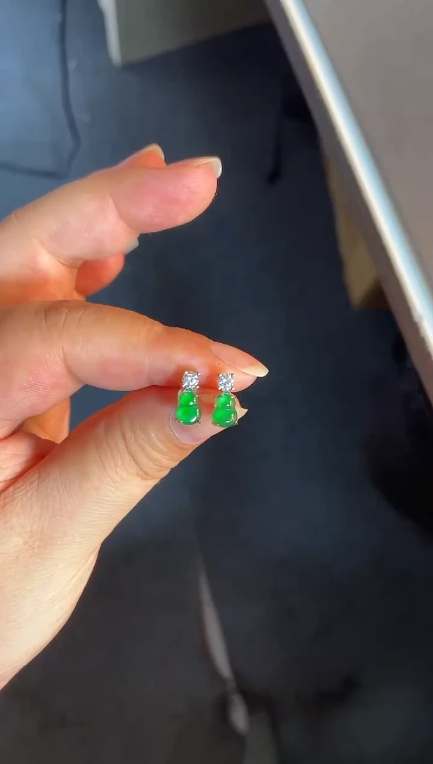 吊坠(不含链)银S925镶嵌翡翠1