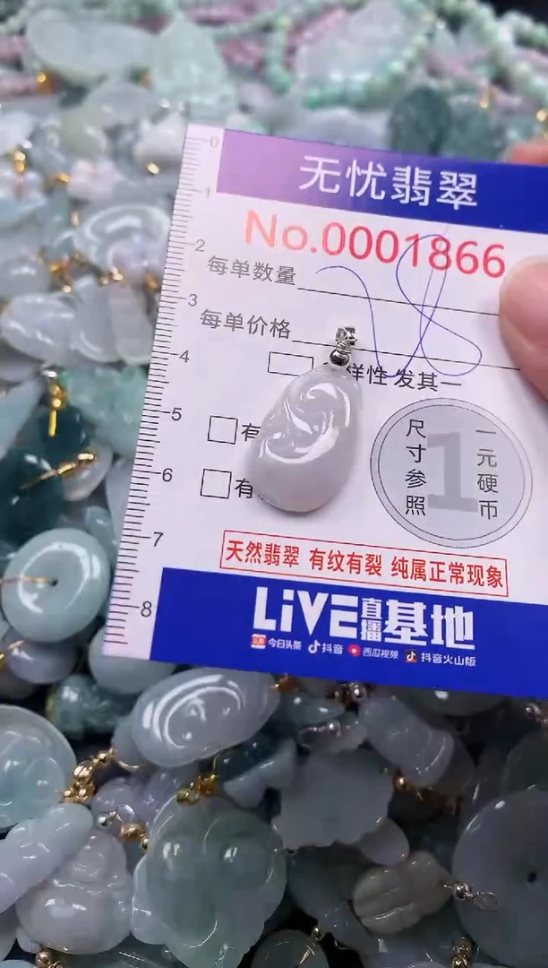 吊坠(不含链)未镶嵌翡翠1866