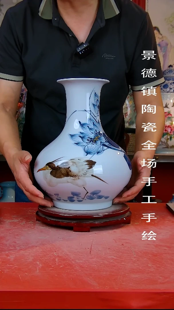 摆件景德镇陶瓷 全场手工手绘