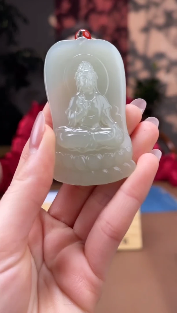 【闪购商品】定制和田玉吊坠未镶嵌S357