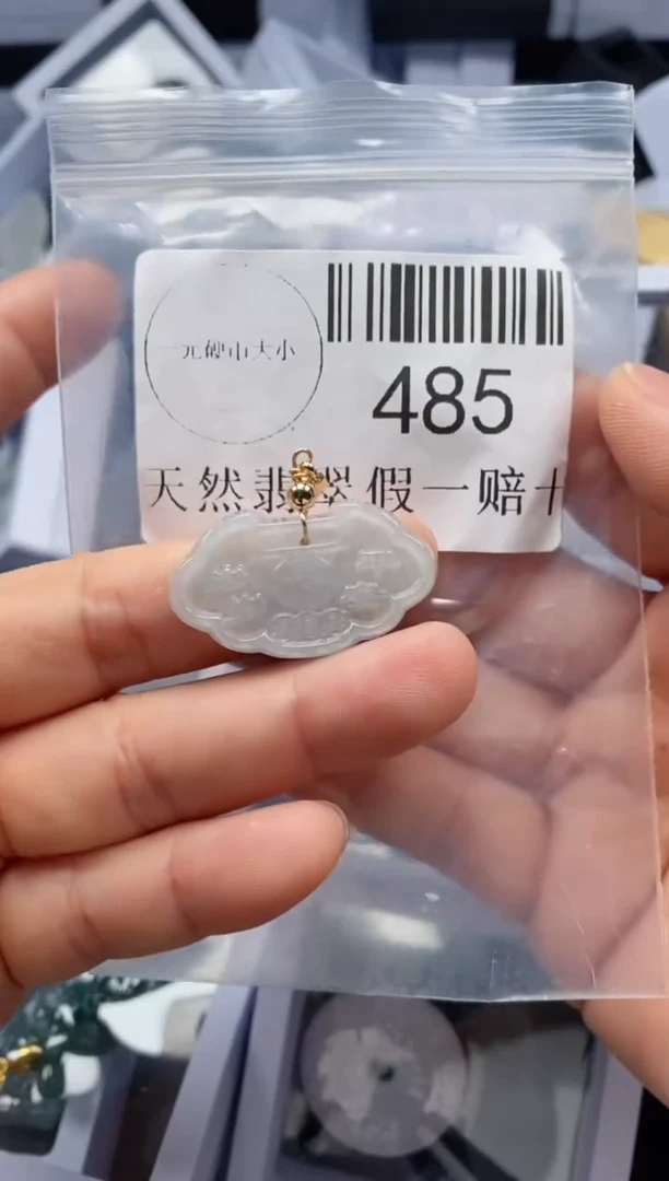 翡翠未镶嵌吊坠(不含链)485