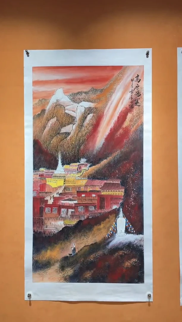 国画刘金玉老师亲笔手绘
