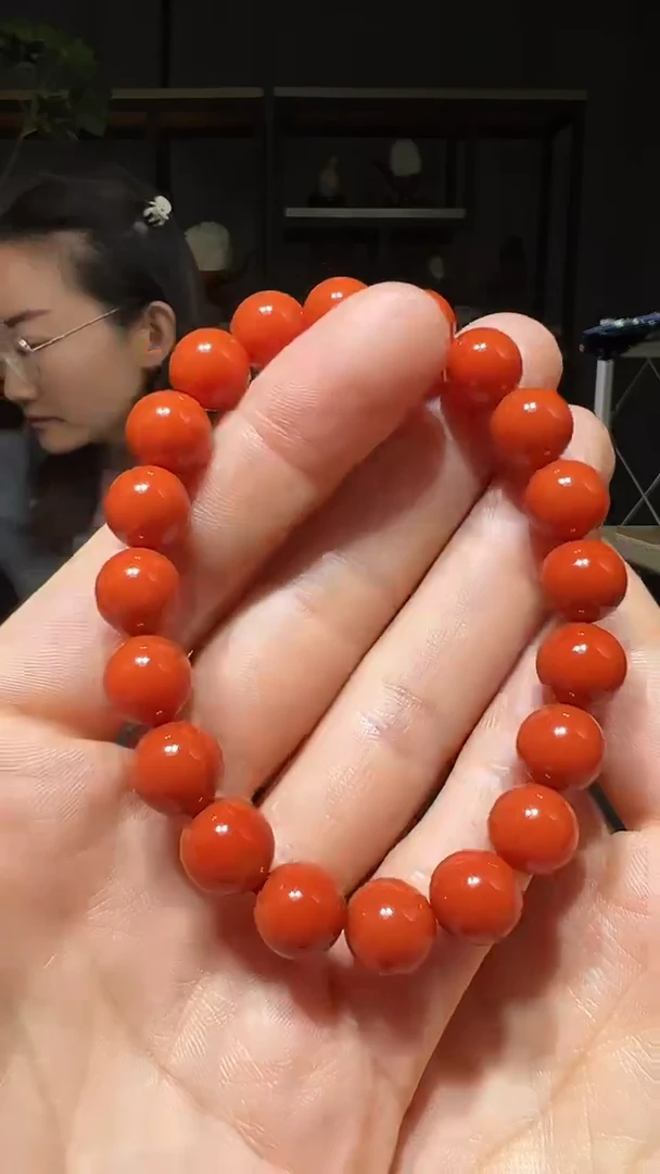 【闪购商品】南红玛瑙手串未镶嵌10+（柿1000）