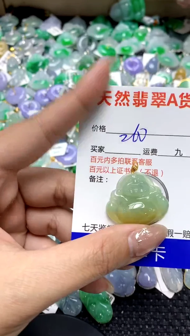 【闪购商品】翡翠颈饰18K金镶嵌11111111111111111