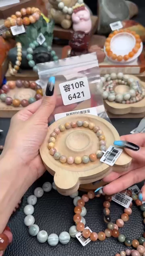 【闪购商品】石英质玉手链未镶嵌10R6421