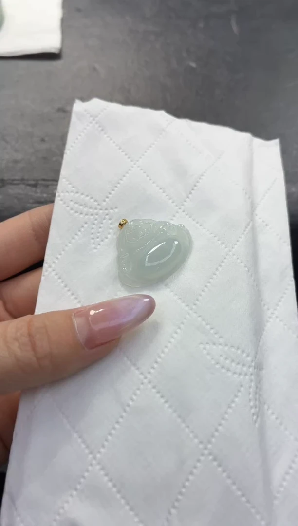 18K金镶嵌定制翡翠꧔****࿐DDJ52378