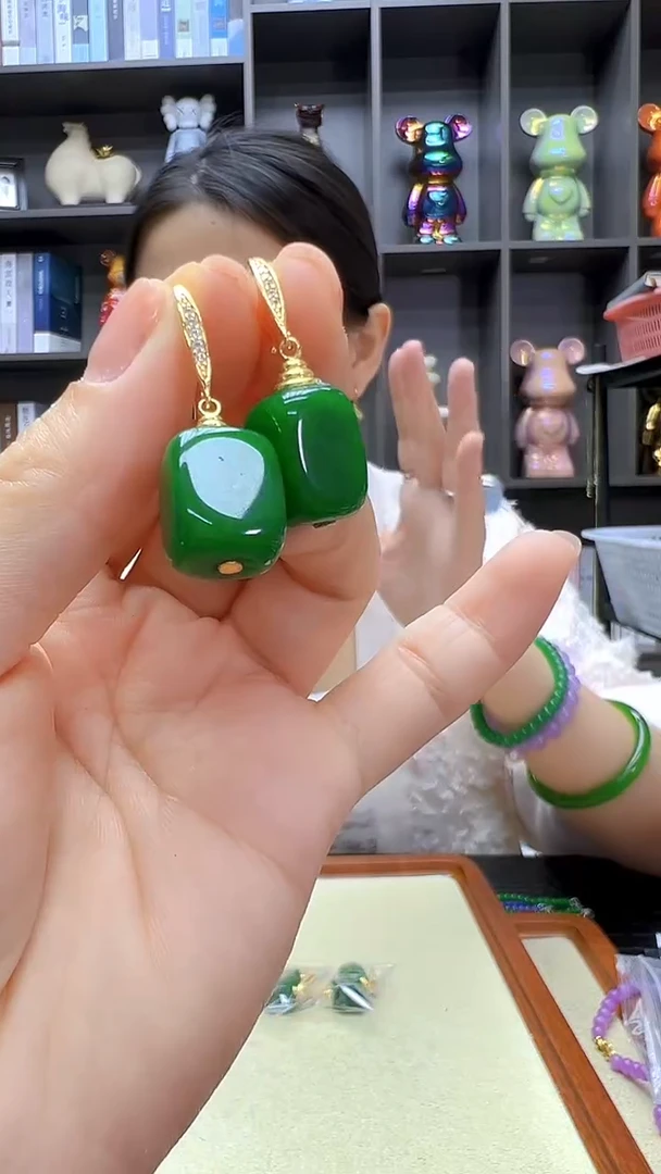 翡翠14K金镶嵌颈饰丹丹diy劲饰