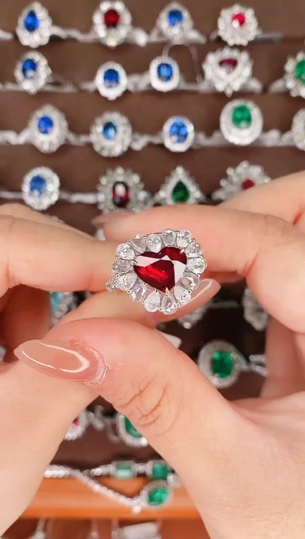 【闪购商品】红宝石18K金戒指18K金镶嵌-2.06ct无烧