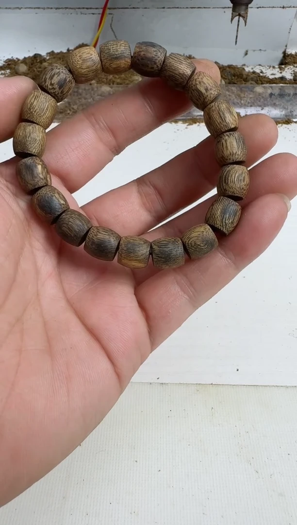 【闪购商品】沉香手串乌身1.0规格单圈10克鼓珠