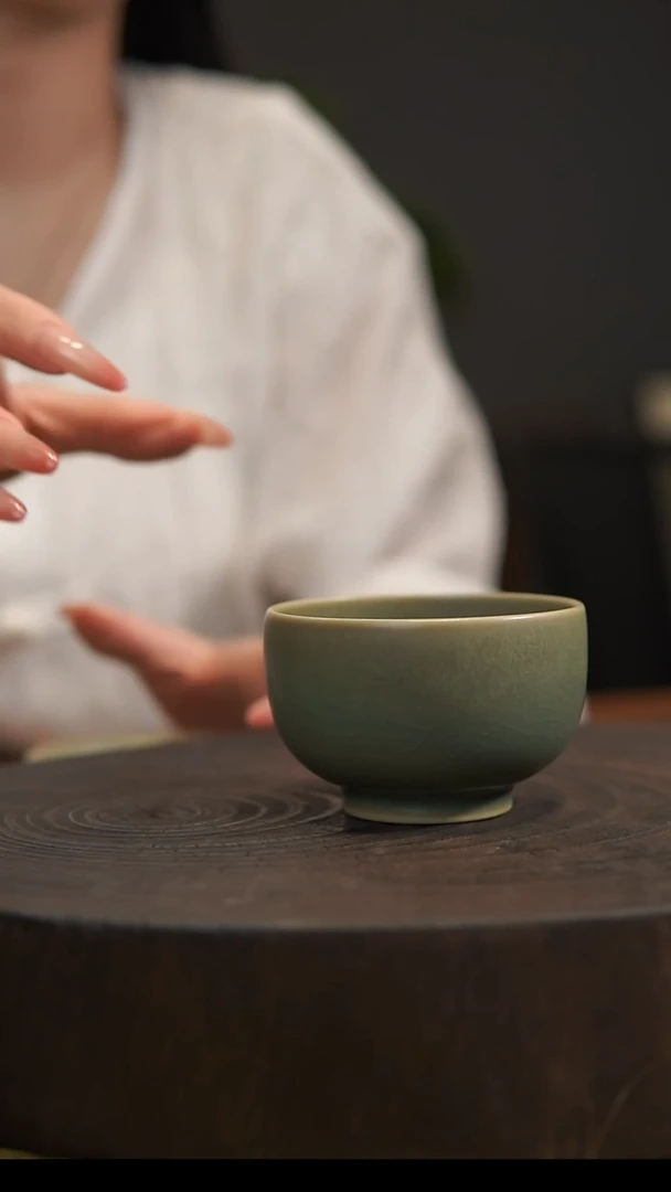 杯子叽***噜罗汉杯  汝州原产地 原矿原釉