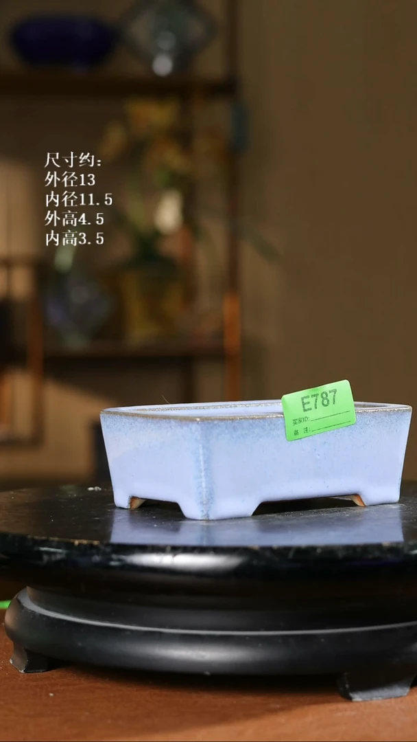 787    5寸无边长方盆