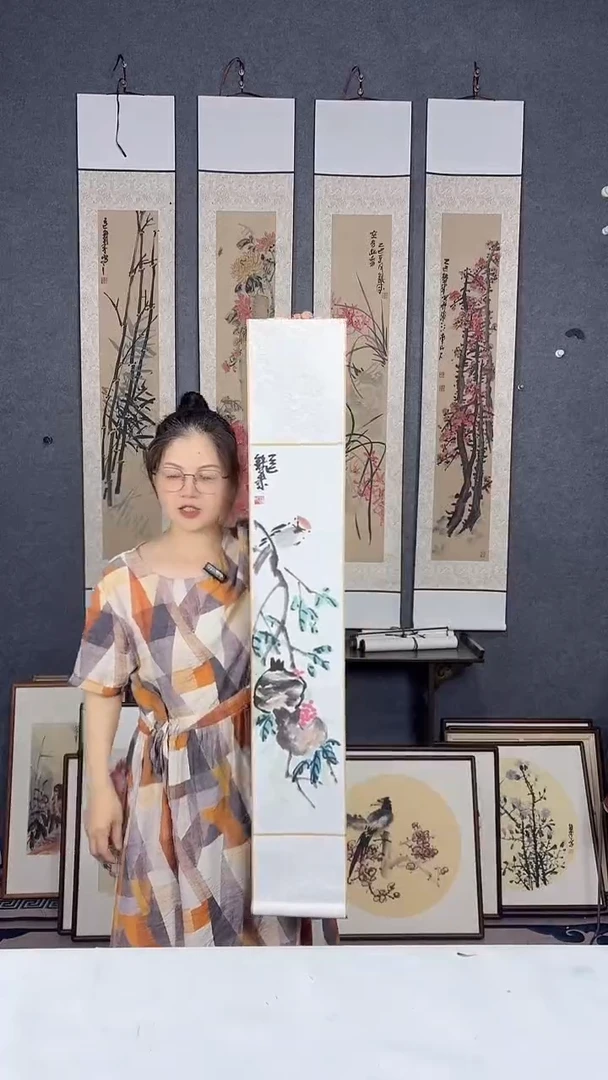 国画110*17吴铁成作品