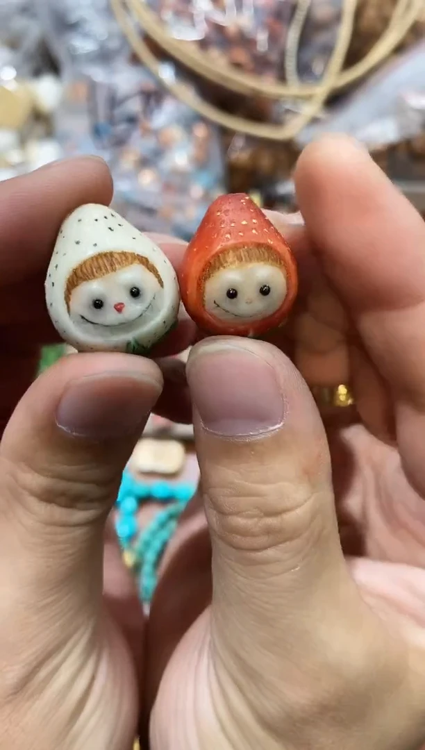 非洲檀香手串/手链象牙果根付发2