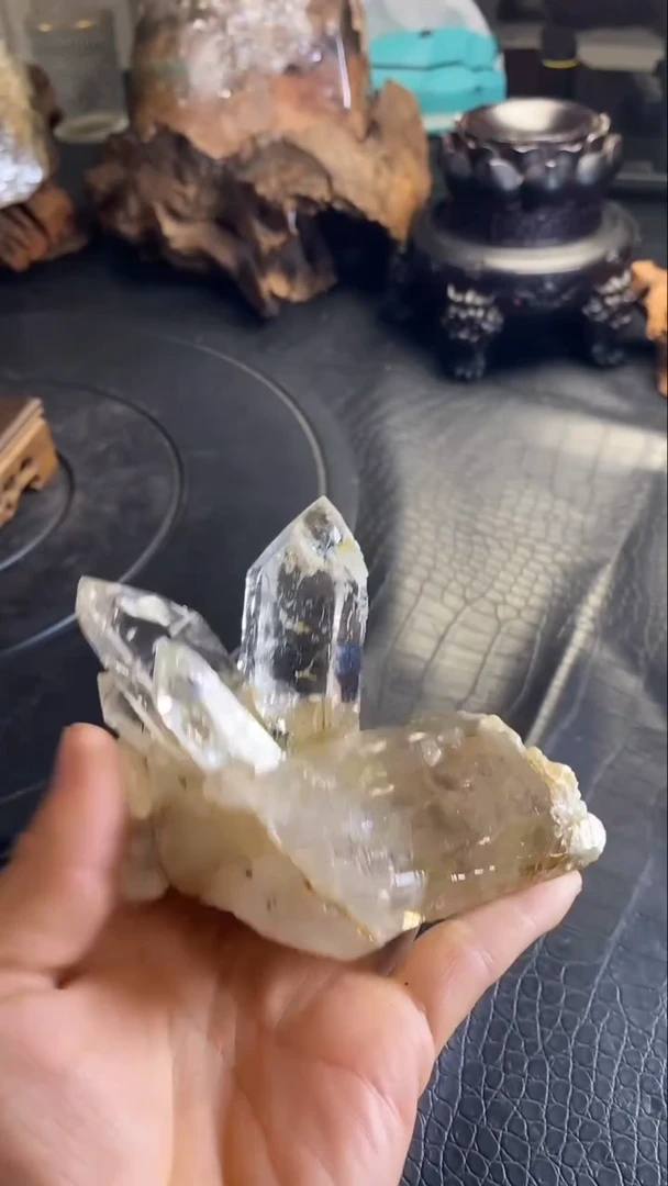 水晶珠宝半成品未镶嵌天然水晶居家办公摆件