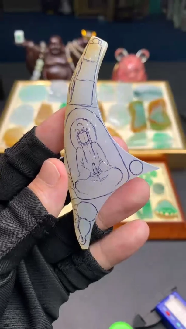 未镶嵌定制翡翠天然翡翠裸石（包工）