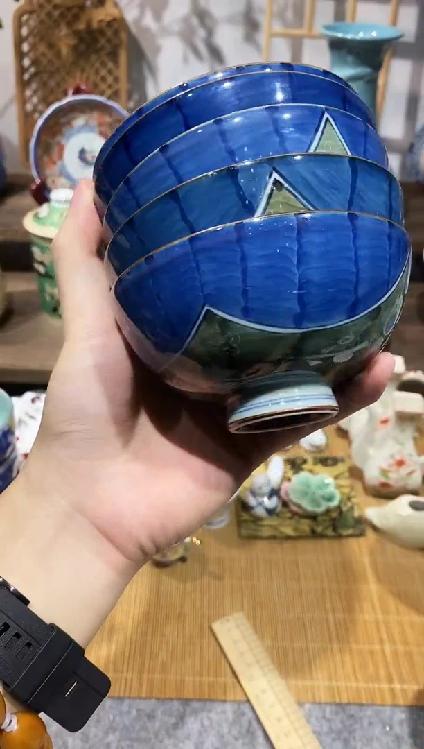 瓷片雅峰作米饭碗（5只）